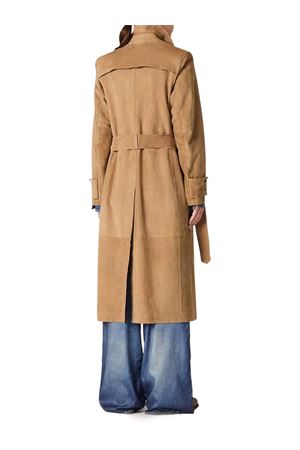 Sand suede trench coat GOLDEN GOOSE | GWP02565P00230315155